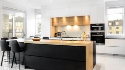 Environmental Protection Durable Modern Kitchen Cabinet Furniture Lsland Style CAD Kitchen Design