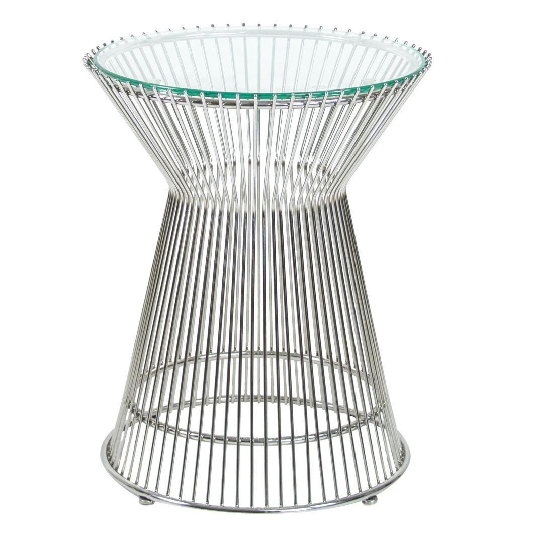 Stainless Steel or Powder Coating Steel Wire Leisure Waiting Table
