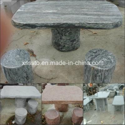 Green Black Grey Red Granite Tables and Benches for Sale