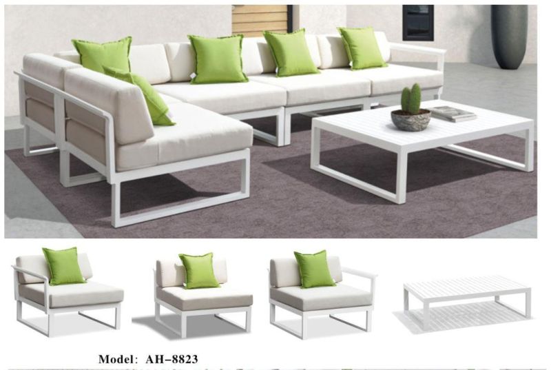 Sofa Set Cast-Aluminum Restaurant Outdoor Furniture Patio Furniture Garden Furniture Leisure Seater Furniture