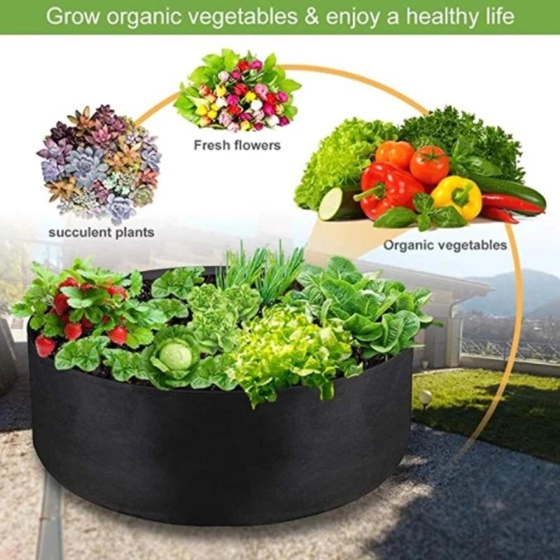 Growing Bags for Household Plants, Gardening Pots, Elevated Plant Beds, for Planting Flowers and Vegetables