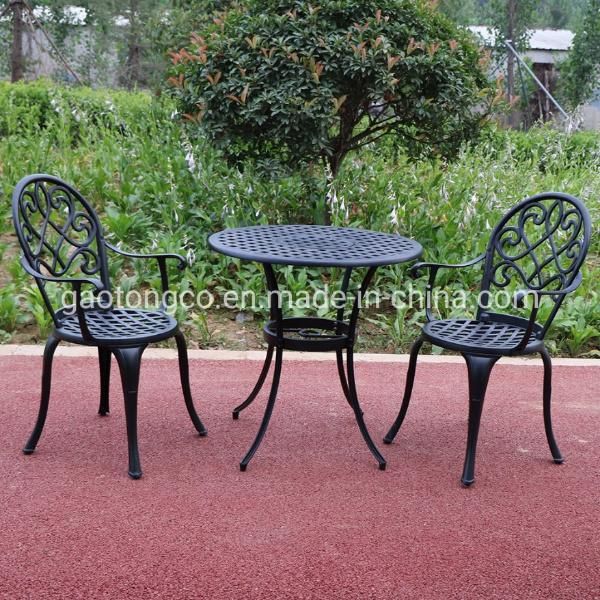 Carved Metal Outdoor Furniture Garden Tables and Chairs