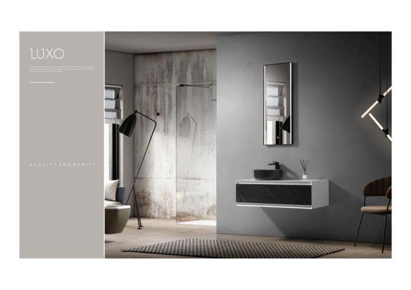 China Manufacturer European MDF Bathroom Vanity Luxo-1000