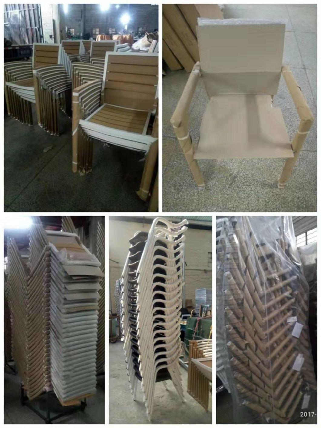 Aluminum PE Rattan Chairs for Garden Party Vineyard