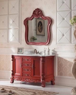 Modern Style Classical Design European Standard Furniture Solid Wood Bathroom Cabinet