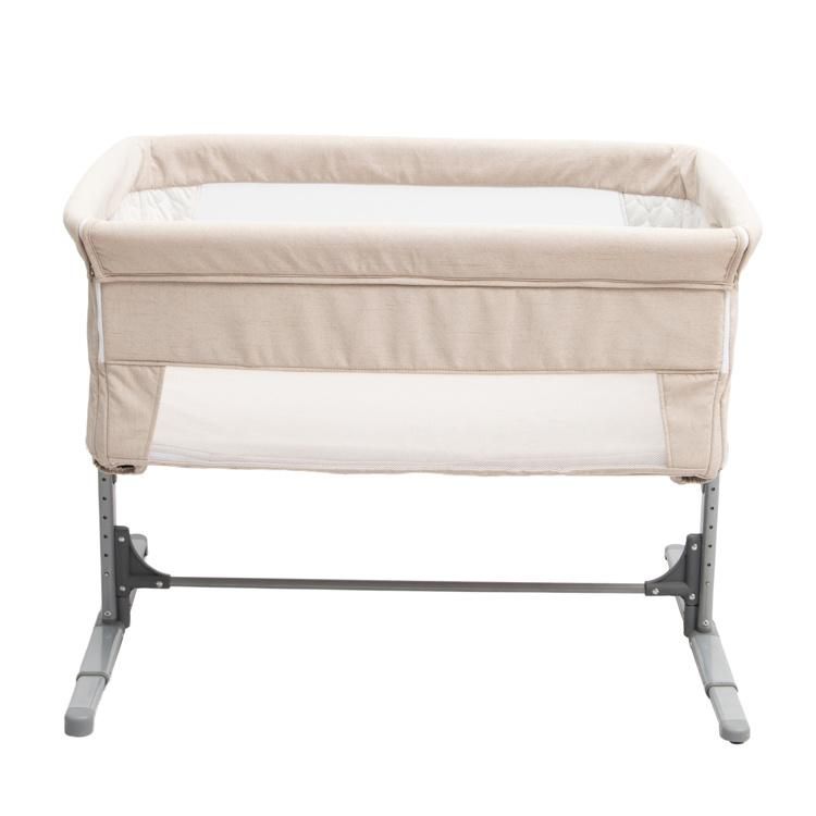 Mamakids S12-7 New Plastic Baby Playpen European Standard Hot Sale Baby Travel Cot with Changing Table Grey Gray Ash