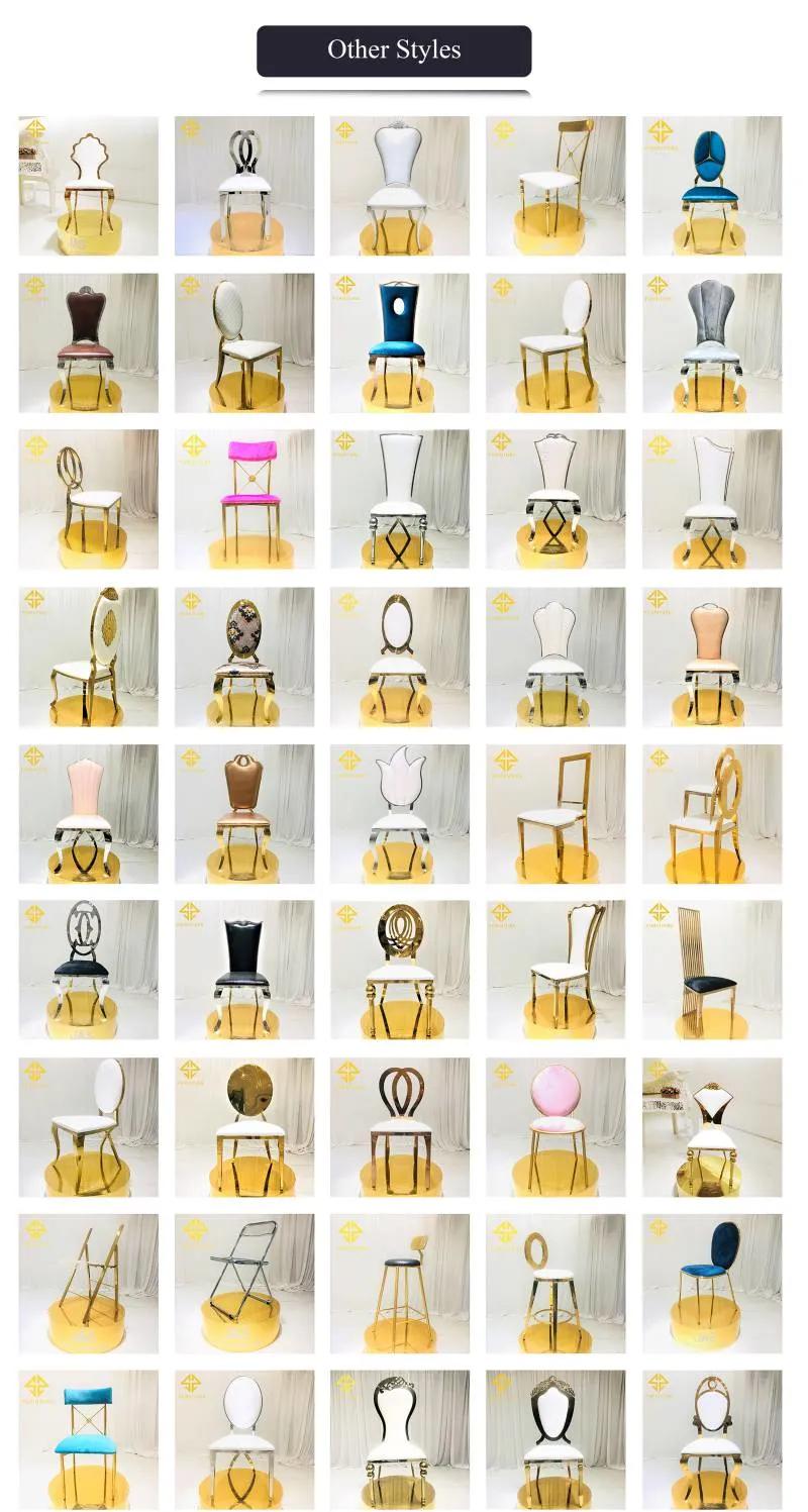 Light Luxury Nordic Gold Stainless Steel Dining Chair Simple Modern Fashion Leisure European Hotel Dining Room Table Chair