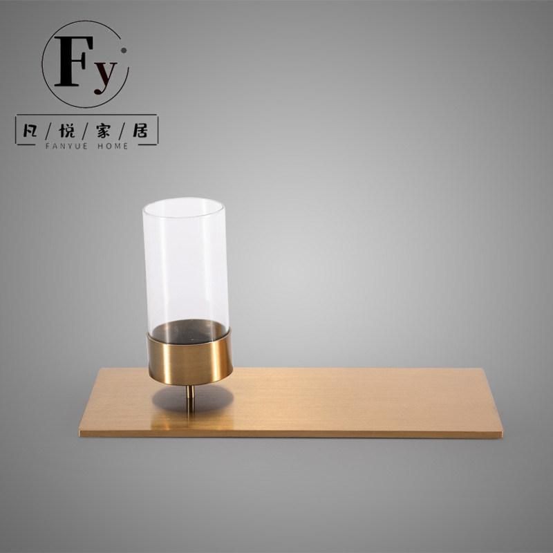 Nordic Romantic Modern Light Luxury Metal Candlestick