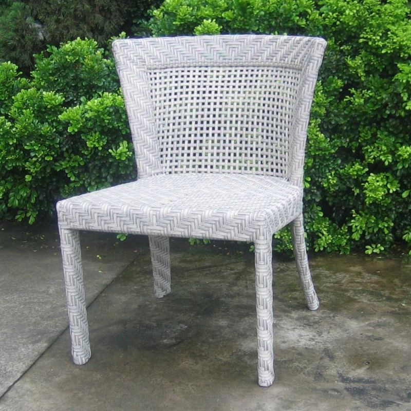 White Rattan Outdoor Event Chairs