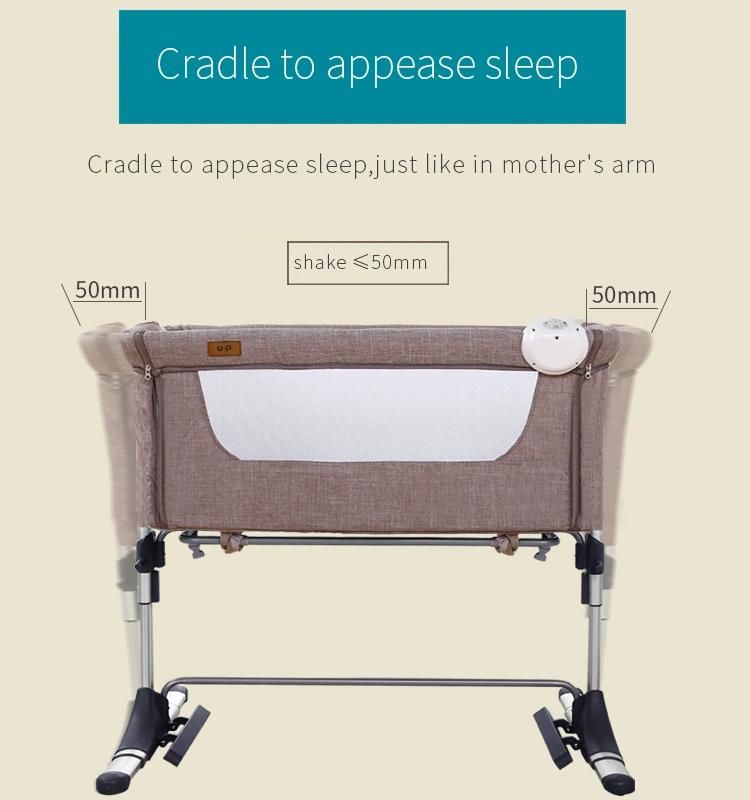 2022 OEM Newborn Adjustable Baby Cot Infant Cradle Cribs