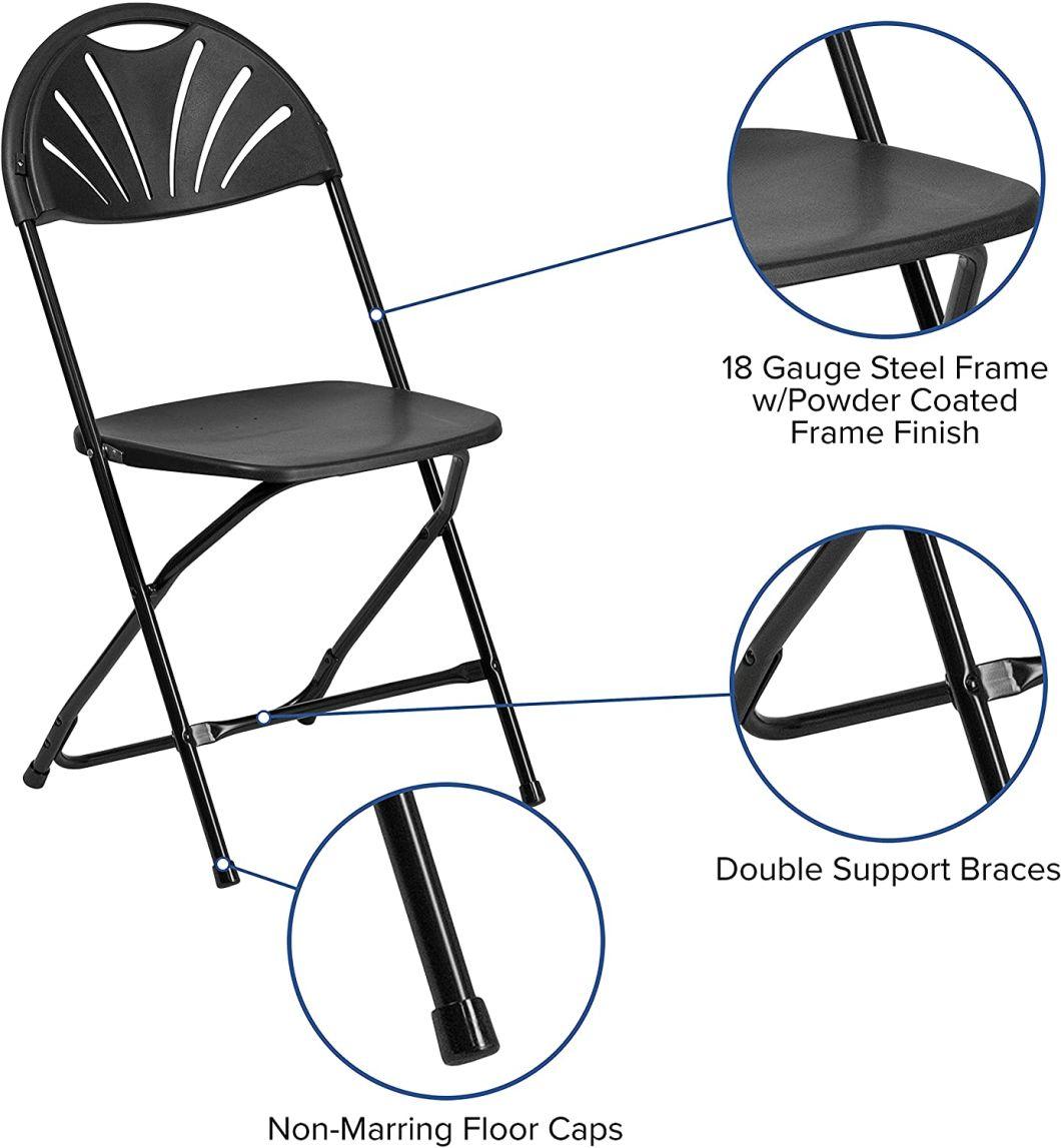 White Plastic Outdoor Chairs Modern Design Folding Chairs Party