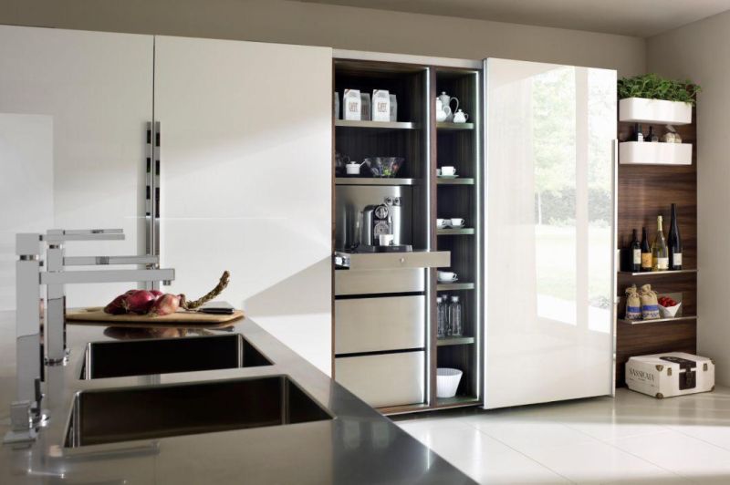 Modern Simple Design European Style Home Furniture Melamine Wooden Modular Kitchen Cabinet