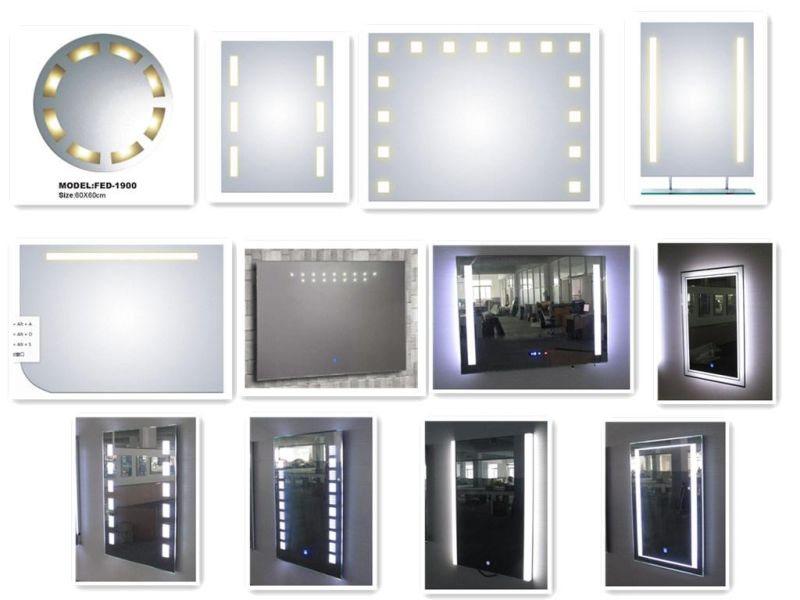 Hot Selling Modern LED Bathroom Mirror with Light (LZ-DJ04)