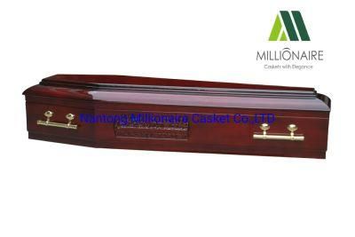 Wholesale Caskets and Coffins with Carved Religious Symbols on The Sides and Tops.
