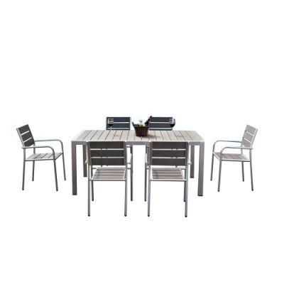 Popular Design Leisure Aluminum Table and Chair Outdoor Home Patio Set Hotel Garden Dining Furniture
