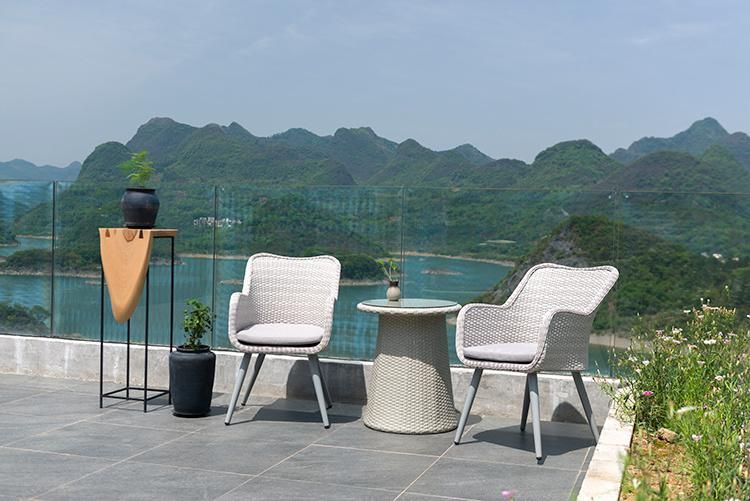 3PCS Casual Patio Rattan Garden Furniture Seating Set