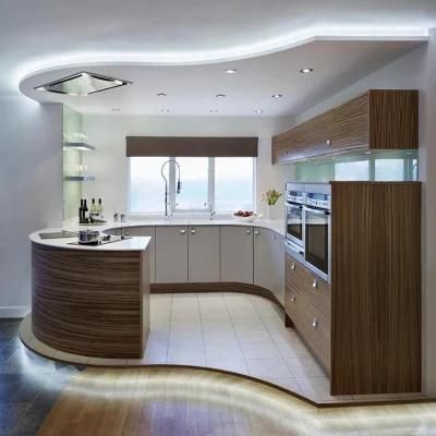 European/American Style PVC/Lacquer/Acrylic/Solid Wood/Melamine Kitchen Cabinet Furniture