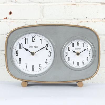 Metal Radio Shape Table Clock for Home Decor, Leader &amp; Unique Table Clock, Promotional Gift Clock, Desk Clock, Iron Table Clock,