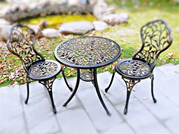 Outdoor Furniture Garden Set Leisure Patio Table Chairs Aluminum Furniture