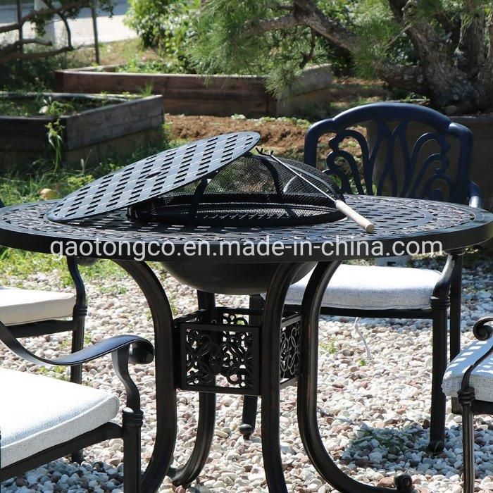 Aluminum Barbeque Table Chairs Furniture Outdoor