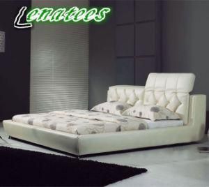 A039 White Leather Bed Latest Bedroom Furniture