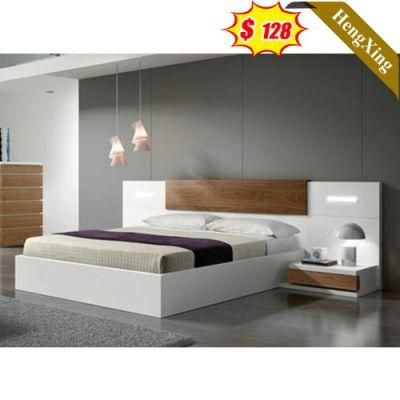 Wholesale European Newest Bedroom Sets Furniture Storage Stylish Wooden Queen Wood Bed