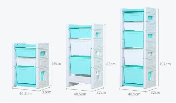 Baby Cabinet Plastic Drawer Storage Organizer Toy Shelf Storage