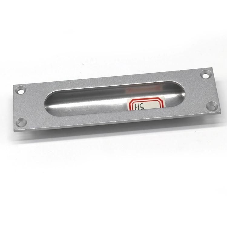 Cabinet Kitchen Sliding Aluminum Alloy Flush Pull Handle