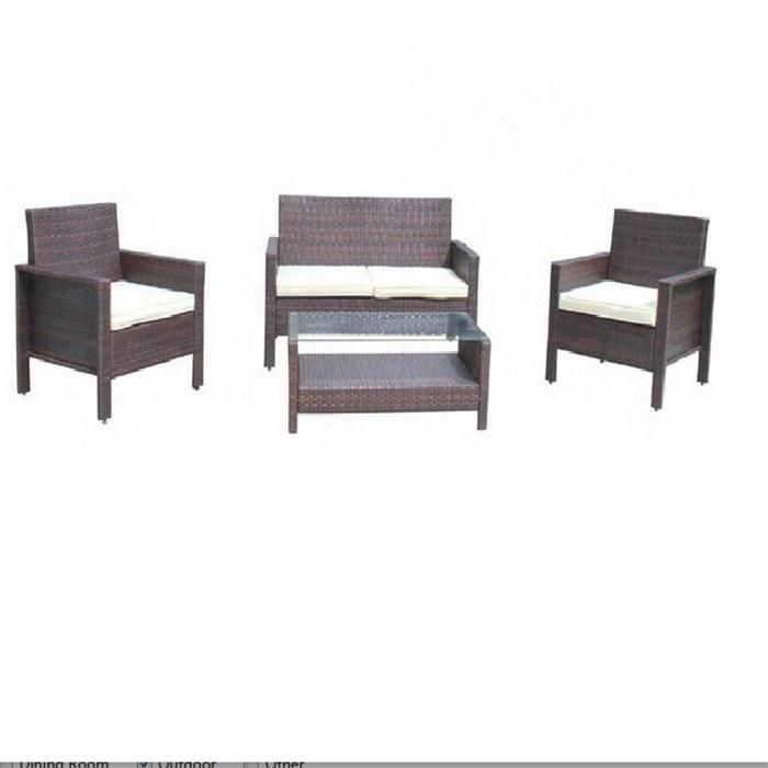 4PCS Brown Garden Classics Patio Furniture