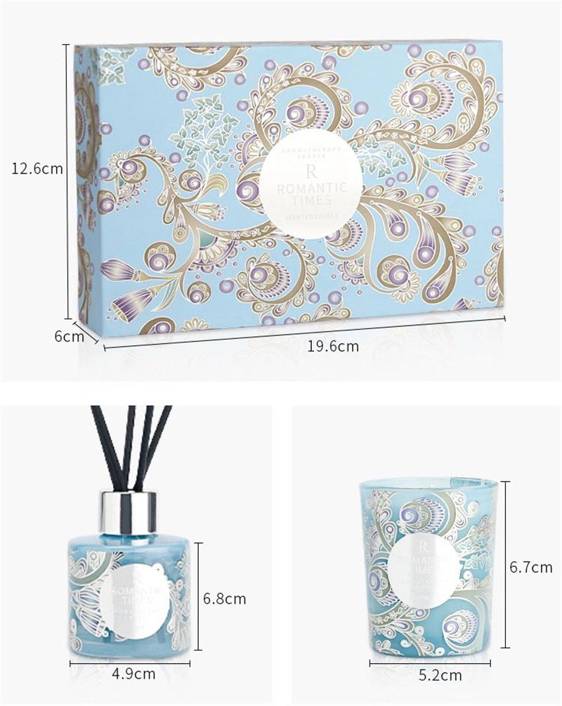 Fragrance Gift Box Candle Decoration Lighting Fire Extinguishing Tools Incense Dispenser Birthday Wedding Valentine′s Day Gift