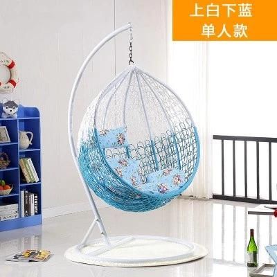 Rattan Wicker Cane Patio Hanging Egg Swing Chair Garden Cane Furniture Leisure Chair Single Weave Chair