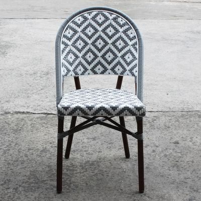 Outdoor French Style Aluminum Frame Chair Cheap Bistro Chair