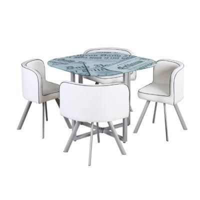 Chinese Hot Sale Wholesale Modern Hotel Home Furniture European Design Glass Dining Table