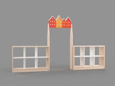 Durable Mutilfunctional Kindergarten Furniture Wooden Preschool Areas Entrance Cabinets Manufacturer