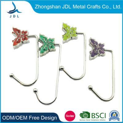 Wholesale Fashion Bulk Custom Logo Metal Lady Difform Foldable Purse Hook Foldingbag Hanger for Desk