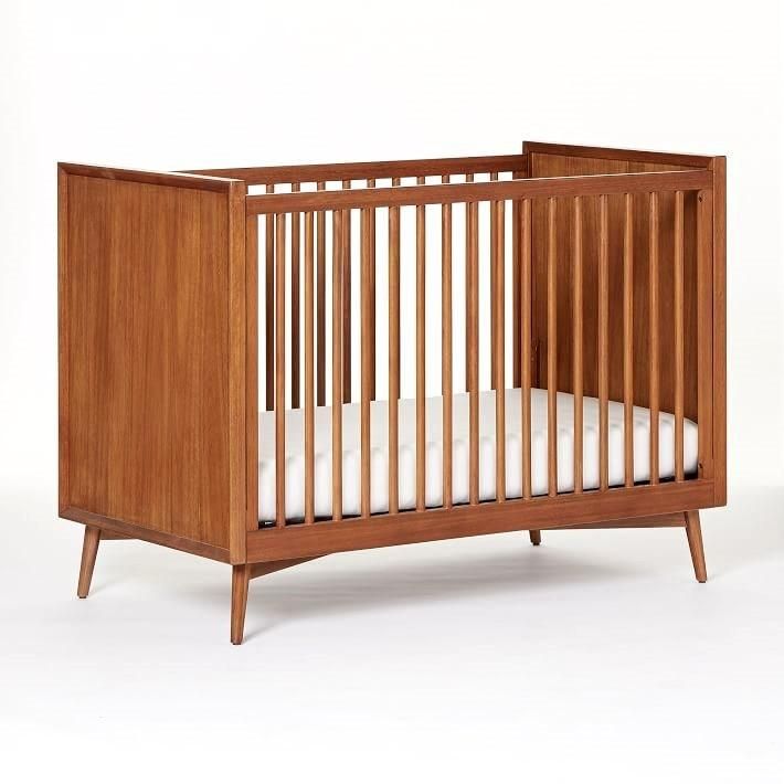 New Baby Bed Solid Baby Crib Wooden Kids Bed