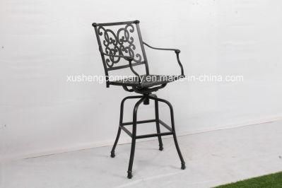 Outdoor Furniture with Cast Aluminum Counter Height Chair