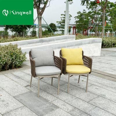 Luxury Design Round Rattan Garden Chair with ISO Certification for Hotel