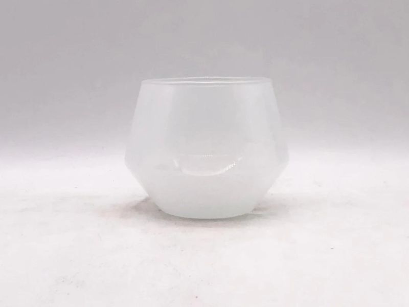 Glass Candle Holder with Various Customized Colors for Derection