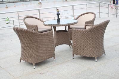 Metal European OEM Customized Foshan Leisure Chair 5PC Patio Set
