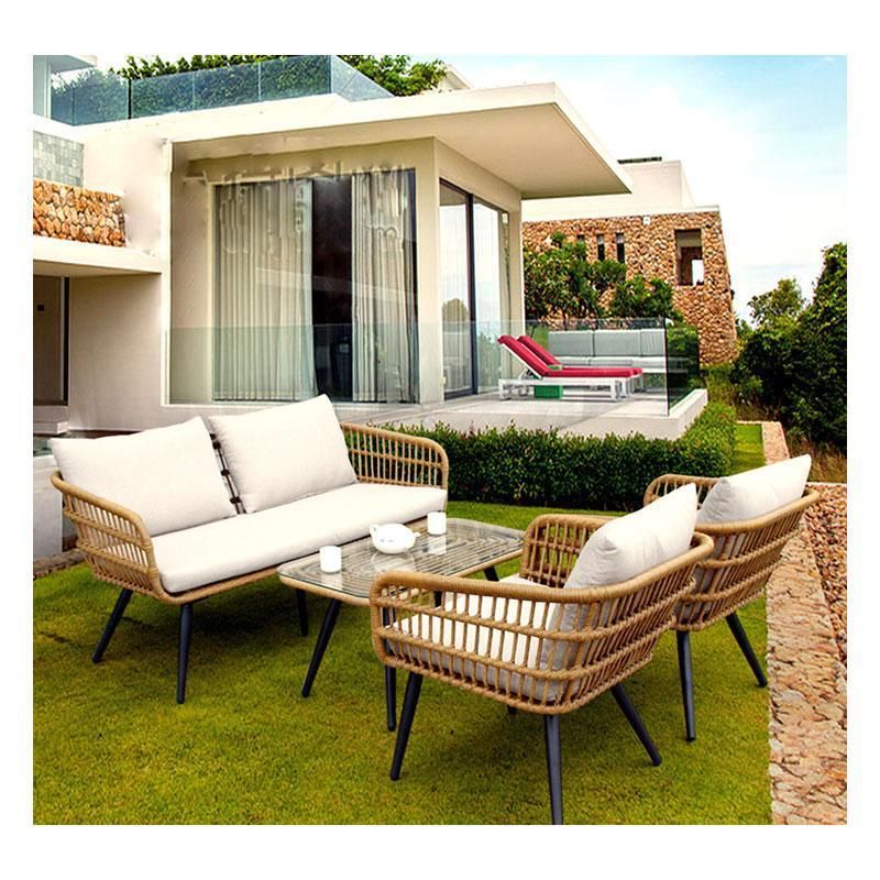 Rattan Furniture Outdoor Sofa Sets for All Weather Use