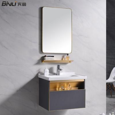 European Style Hot Sale Wall Mounting Design Vanity Modern Bathroom Cabinet with Mirror