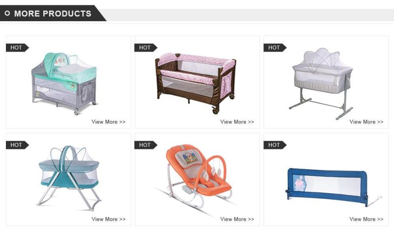 2022wholesale Popular Foldable Travel Playpen Bed Luxury Multifunctional Baby Crib with Toys