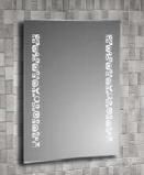 New Luxury Bathroom LED Mirror with Personalized Pattern Lighting