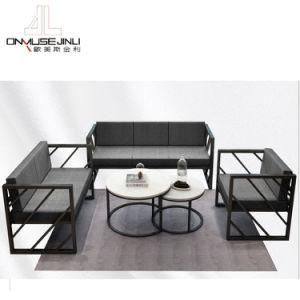 European Style Metal Frame Seactional Office Furniture Sofa