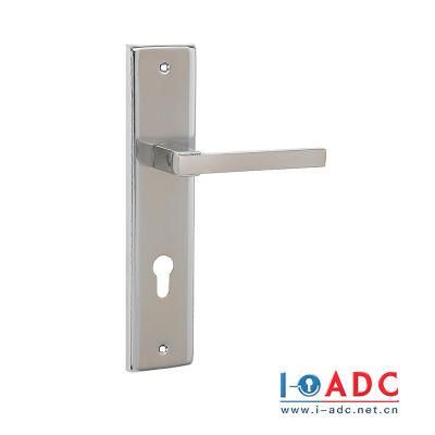 Exterior Door Lock Set with Door Hardware Handle and Plate European Aluminium Alloy Door Handle Die Casting Handle