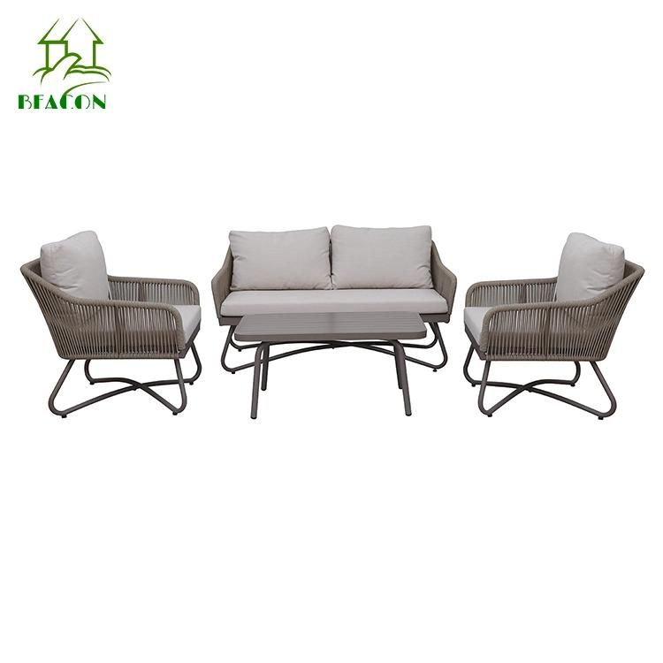 Garden Set Garden Sofas Outdoor Furniture Aluminum Sofa Set Rope Sofa