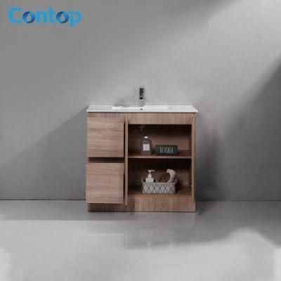 China Factory Modern Design Sanitary Ware Set Bathroom Wooden Furniture Cabinets Vanity