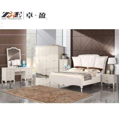Luxury Fashion Design Modern Solid Wood Frame Hotel Bedroom Furniture Sets