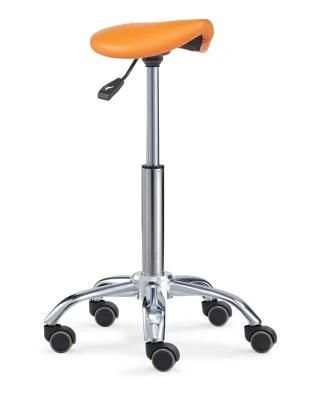Saddle Stool Rolling Ergonomic Swivel Chair for Dental Office Massage Clinic SPA Salon Chair